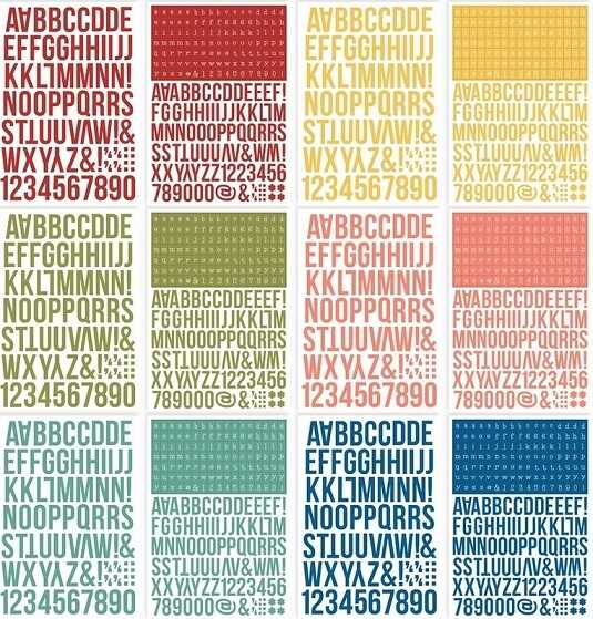 מארז מדבקות Color Vibe Alpha Sticker Book-Bolds - ABC