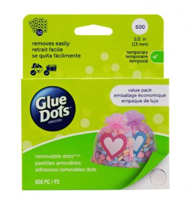 נקודות דבק - Glue Dots - Removable Dot Sheets Value Pack