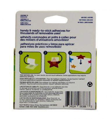 נקודות דבק - Glue Dots - Removable Dot Sheets Value Pack