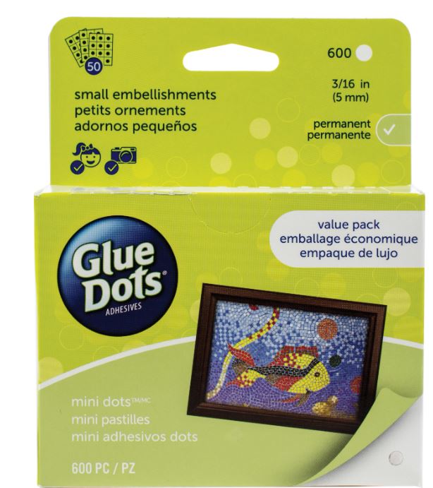 נקודות דבק - Glue Dots - Mini Dot Sheets Value Pack